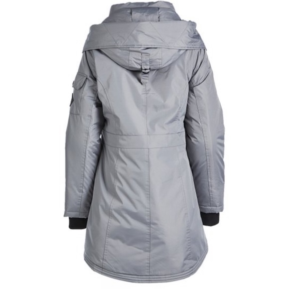 Steve Madden Faux Fur Trim Hood Parka - Picture 4 of 6